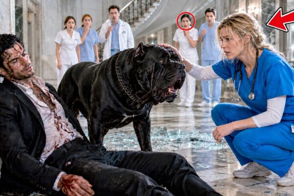 No One Could Approach the Unconscious Mafia Boss After a Mysterious Accident Left His Entire Security Team Frozen in Fear — Doctors, bodyguards, and trusted allies tried everything, but no one could wake him or calm his loyal guard dog. Then a poor nurse with nothing but compassion stepped into the room, and the impossible happened. The feared Mafia boss’s legendary dog lowered its guard, protected her, and revealed a hidden connection that would change both of their lives forever. What the nurse discovered about the powerful man’s past shocked everyone who thought they knew him…