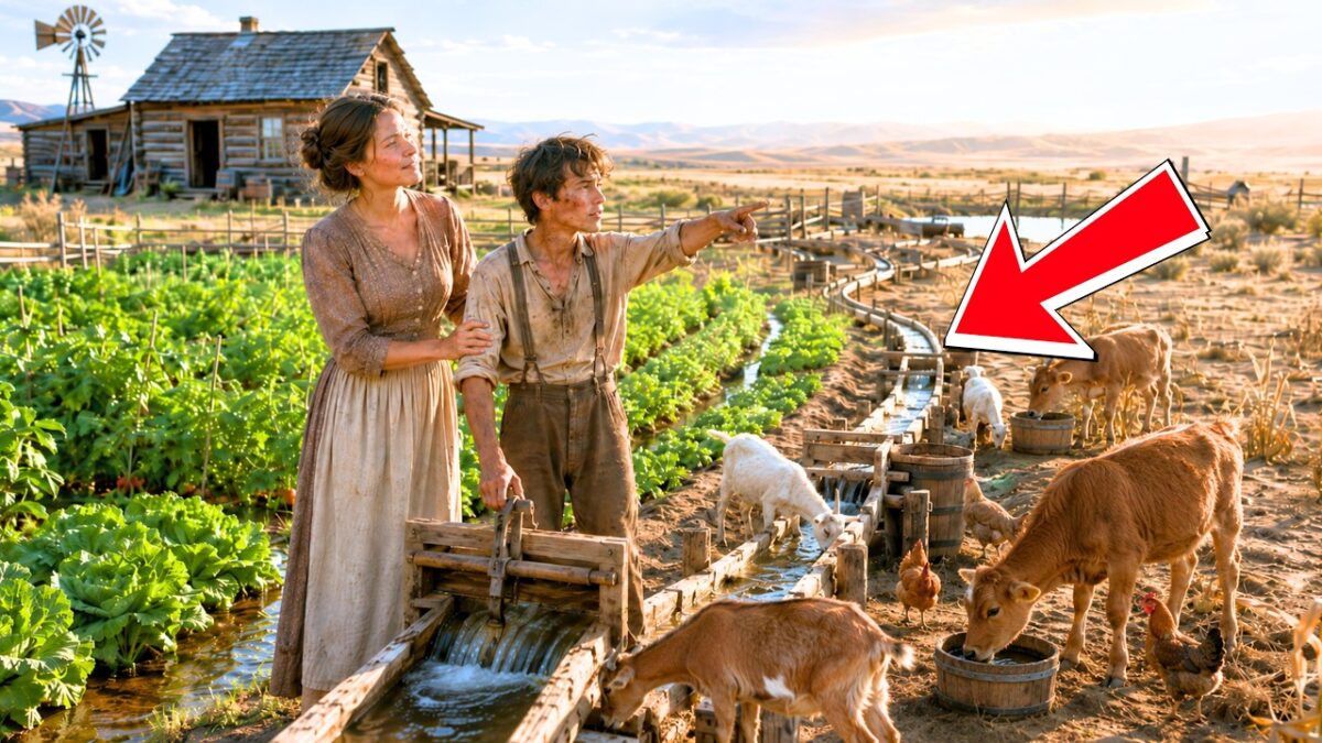 She Married the Weakest Farmer in Town Because Everyone Said He Was a Failure Who Would Never Achieve Anything — A man with empty pockets, broken tools, and a struggling piece of land that nobody believed could survive. The entire village mocked her decision and waited for their marriage to collapse. But they never knew the quiet farmer had been studying, planning, and creating something extraordinary in secret. When drought threatened the entire region, he revealed a revolutionary irrigation system that transformed his dying fields into the most successful farm in the area. The man everyone underestimated became the one person who could save the town, proving that true strength was never measured by appearance, but by vision, patience, and determination…