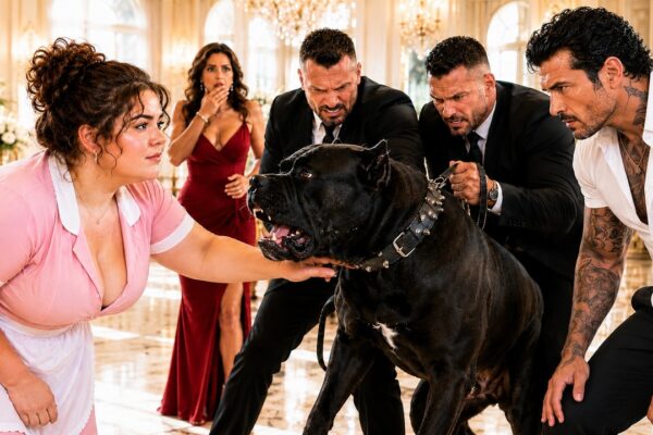 The Mafia Boss’s Legendary Cane Corso Rejected Every Trainer, Guard, and Stranger Who Tried to Approach Him — The Feared Dog Hadn’t Trusted Anyone Since a Tragic Secret Changed His Life. Everyone in the mansion believed the massive guardian was impossible to tame, until a quiet plus-size housekeeper with no experience stepped forward and gently reached for his collar. What happened next stunned the entire household, leaving the powerful mafia boss questioning everything he thought he knew about loyalty, trust, and the one person who could reach the heart of his most dangerous companion.