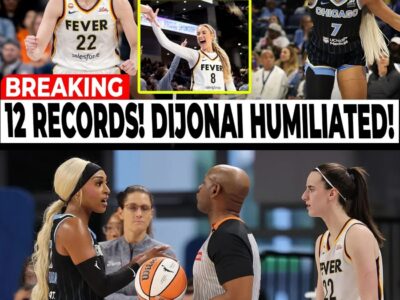 Caitlin Clark BREAKS 12 WNBA RECORDS vs DiJonai Carrington As Indiana Fever DOMINATE Chicago Sky!