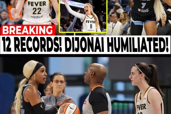 Caitlin Clark BREAKS 12 WNBA RECORDS vs DiJonai Carrington As Indiana Fever DOMINATE Chicago Sky!