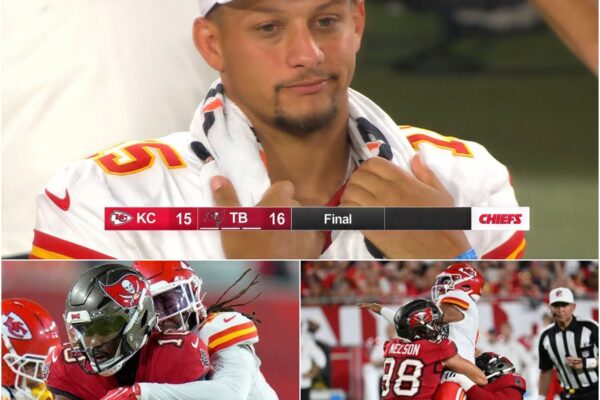 PATRICK MAHOMES DELIVERS A POWERFUL MESSAGE OF LEADERSHIP AFTER NARROW LOSS TO BUCCANEERS! Following a hard-fought 16–15 game, did Mahomes’ postgame response set the tone for Kansas City’s resilience?