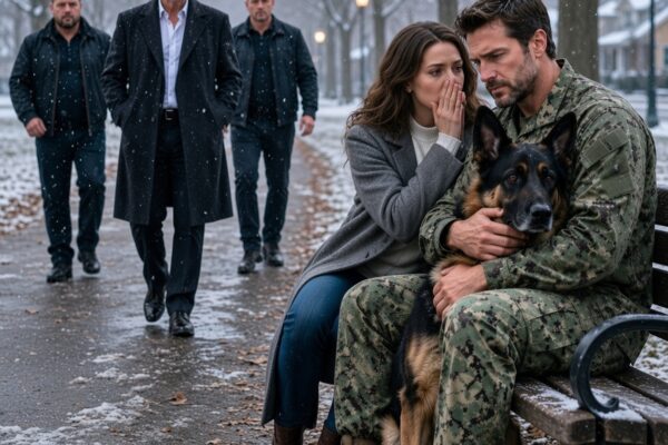 A Young Widow Whispered “Don’t Let Them Take Me Back” When She Found a Navy SEAL for Help, But His K9 Immediately Reacted—Leaving the Veteran Questioning Who She Was and Why the Dog Refused to Let Her Go