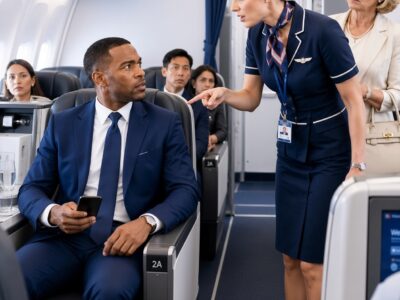 The Crew Bumped a Black CEO From First Class and Moved Him Without Explanation, Assuming He Would Accept It Quietly—But Minutes Later, the Airline Ordered a Full Grounding and Everyone Wanted to Know What Had Happened