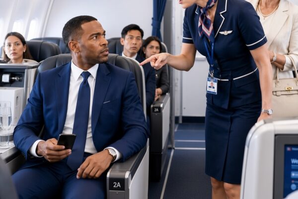 The Crew Bumped a Black CEO From First Class and Moved Him Without Explanation, Assuming He Would Accept It Quietly—But Minutes Later, the Airline Ordered a Full Grounding and Everyone Wanted to Know What Had Happened
