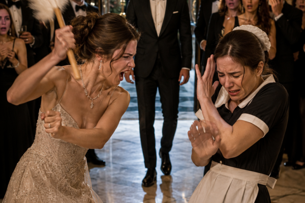 The Billionaire Walked Through the Door While His Fiancée Bullied the Maid—No One Dared Speak!