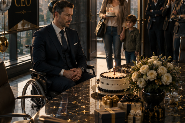 The Paralyzed CEO Was Left Alone on His Birthday—Until a Single Mother Walked In