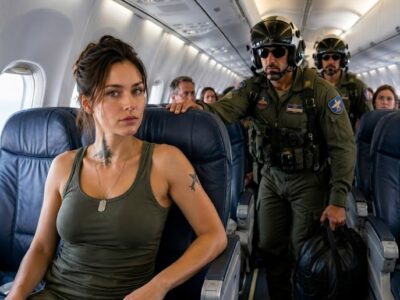 She Boarded as a Quiet Passenger — Minutes Later, Fighter Pilots Called Her Commander