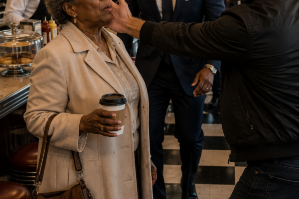 A Bully Humiliated an Elderly Black Woman in a Diner—Until Her Son Walked Through the Door