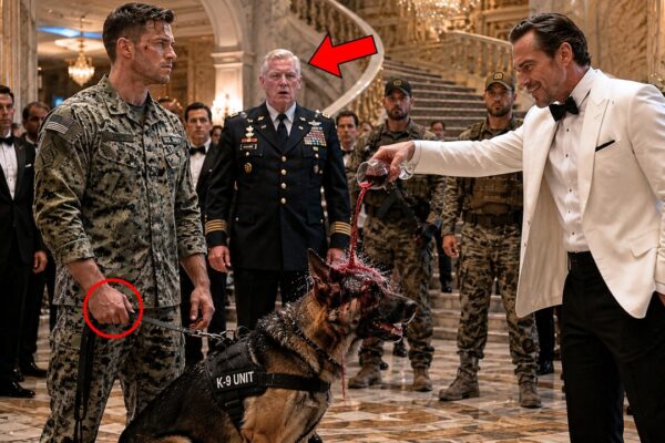 Spoiled Heirs Humiliated Silent Ex-SEAL and His K9 at a Gala—Paralyzed When the General Saluted Him