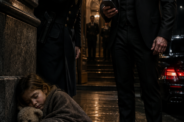 “Chief, The Little Girl Has Been Sleeping Outside Here,” the Guard Quietly Explained — The Mafia Boss Went Silent