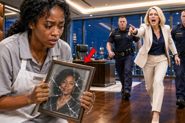 Maid Picks Up Fallen Frame in a Billionaire’s Office—Her Hands Shake When She Sees Her Mother’s Face
