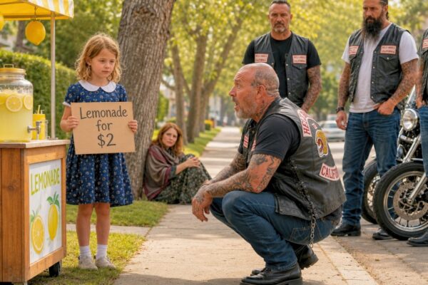 Sir Buy My Lemonade, Please… Mommy Hasn’t Eaten in Two Days” — What Biker Did Shock Everyone