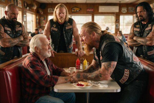 They Mocked a Silent Old Man Until Hells Angel Rolled Up His Sleeve
