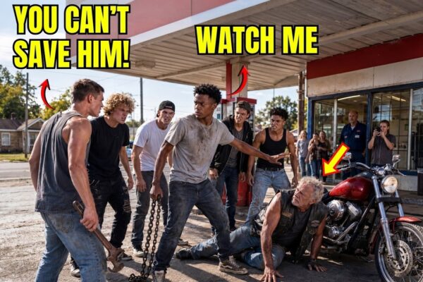 Black Boy Saves Biker From 6 Bullies in 8 Seconds — The Hells Angels’ Reaction Made National News