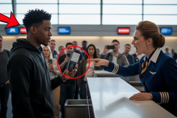 Flight Attendant Grabs Black Teen’s Ticket—He Laughs When the Airline Board Calls Him the Boss 