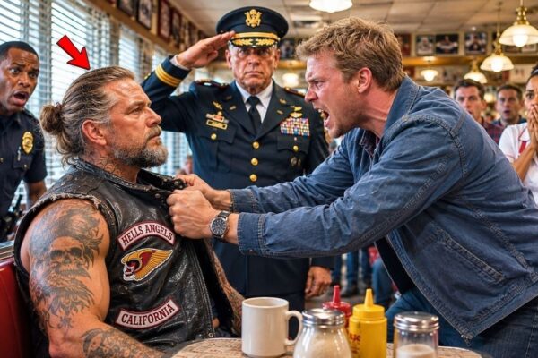 “You’re Just a Biker!” Police Chief’s Son Mocked Him — Then a 4 Star General Saluted