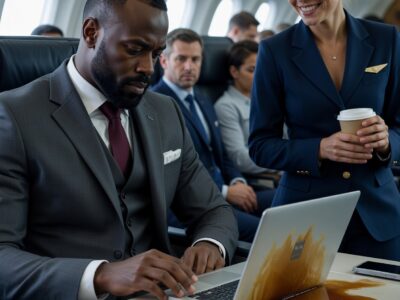 A Flight Attendant Mocked a Black Businessman Sitting in First Class, Questioning How Someone Like Him Could Afford the Seat—But She Had No Idea He Was the Investor Funding the Airline’s Biggest Expansion Project