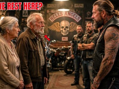 “Can We Rest Here?” An Elderly Couple Asked a Hells Angels Boss — What Followed Was Unexpected
