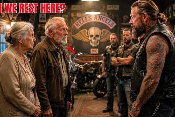 “Can We Rest Here?” An Elderly Couple Asked a Hells Angels Boss — What Followed Was Unexpected