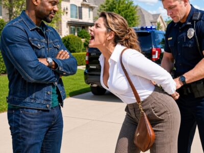 A Wealthy Woman Called Police on a Black Man Standing Outside a Property She Claimed Was Hers, Accusing Him of Trespassing—But When Officers Checked the Records, They Discovered He Was the Legal Owner She Never Expected to Meet