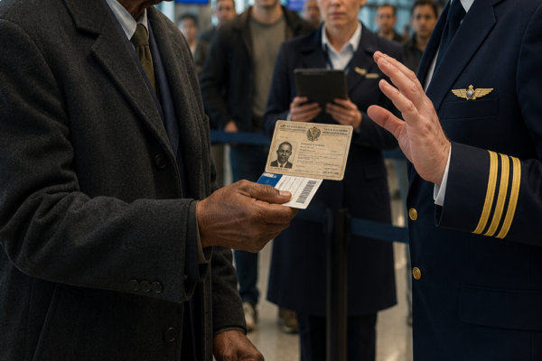 Airline Refused Elderly Black Veteran Boarding — Captain Froze When He Saw the Name 