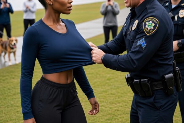 Cops Stopped a Black Woman in the Park, Accused Her of Breaking Rules, and Handled the Situation Without Listening—But They Had No Idea the Quiet Woman They Humiliated Was the Governor’s Wife With a Voice That Could Reach Their Entire Department