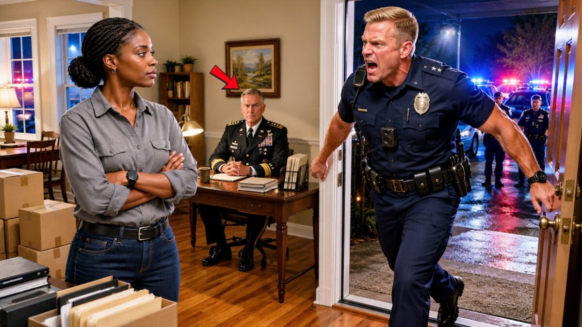 50 Cops Storm a Black Woman’s Home — the Chief Goes Pale When He Sees Who’s Waiting Inside