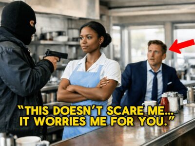 The Black Waitress Didn’t Panic During the Robbery — The Billionaire Boss Recognized Her Voice