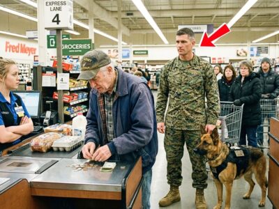 U.S. Marine Saw Veteran Short $3.86 for BREAD — What His K9 Did Next STUNNED Entire Store