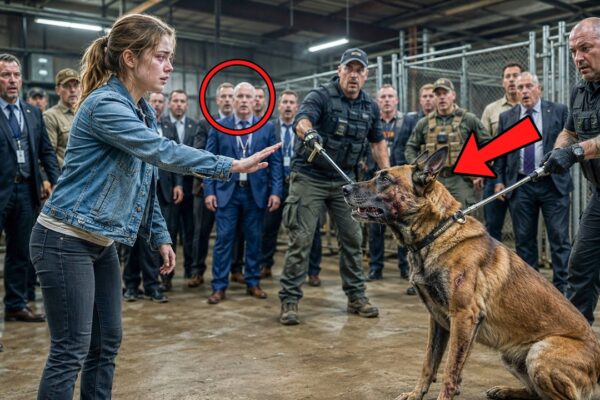 SEAL’s Daughter Walked Into a Retired K9 Auction Alone — The Dogs Froze When She Said Her Dad’s Name