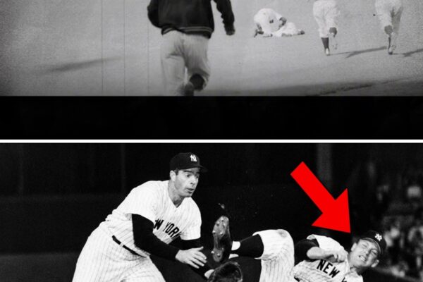 Joe DiMaggio’s FIRST words to Mickey Mantle after 98 games of silence left 65,000 fans in TEARS