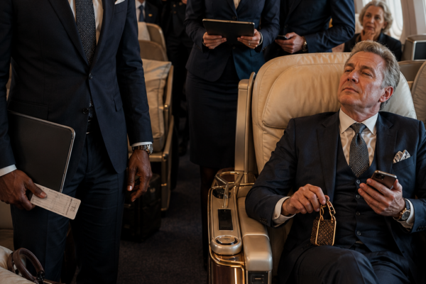 Black CEO’s First Class Seats Stolen by White VIP — Minutes Later, Airline Shut Down! 