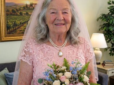 My DIL Laughed at Me for Wearing the Pink Dress I Made for My Wedding at 60 – Until My Son Took the Mic and Shut Her Down
