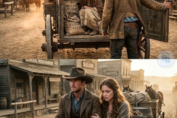 The Woman Hidden in My Wagon Asked Me to Fake Our Marriage Before We Left the Frontier Town 