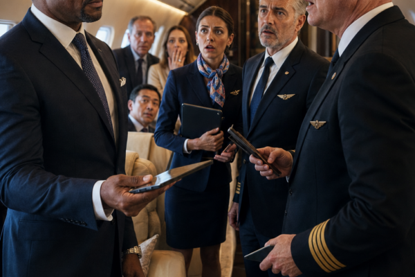 Pilot Calls Black Man “Unfit for VIP” — Freezes When He Fires Him On the Spot