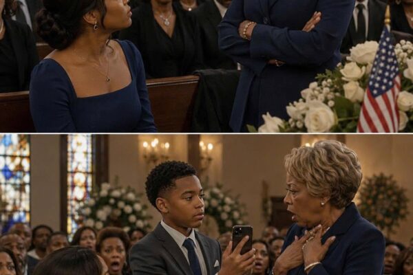At my husband’s funeral, his mother fixed her gaze on me and said with chilling calm, “Better he’s gone now than forced to live with the embarrassment she brought him.”