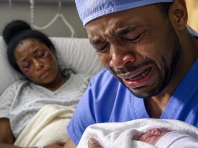 She went to the hospital to give birth, but the doctor burst into tears upon seeing the baby…