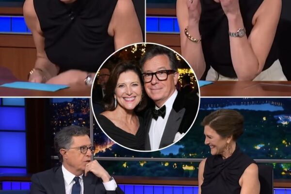 Stephen Colbert left the entire studio in hysterics when he revealed his surprisingly intimate “favorite smell” during a hilarious round of “Colbert Questionert” — and his wife, Evelyn McGee Colbert, instantly turned bright red on live television!-What started as a playful Late Show segment quickly became one of the couple’s most unforgettable viral moments as Stephen doubled down on his answer, leaving the audience screaming with laughter and Evelyn completely caught off guard. 😱 From her priceless reaction to the crowd’s explosive response, fans are calling it one of the funniest and sweetest husband-wife exchanges ever seen on late-night TV.