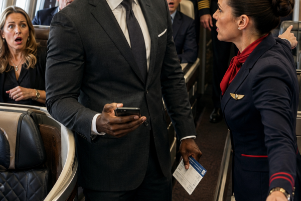 Flight Attendant Makes Black CEO Switch Seats — Unaware He Is Their New Boss
