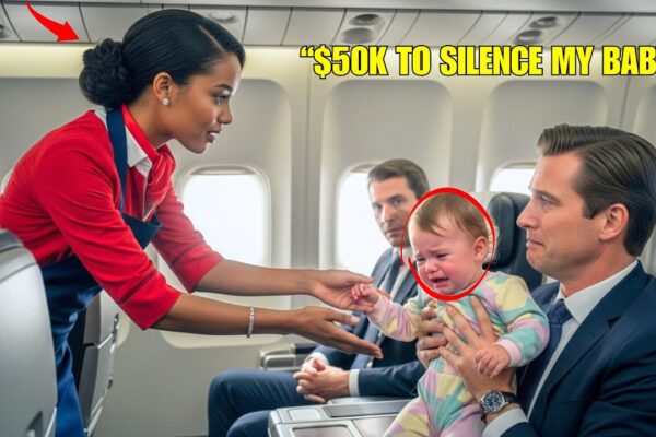 Billionaire CEO’s Baby Cried Nonstop on the Plane — Until a Poor Black Waitress Did the Unthinkable