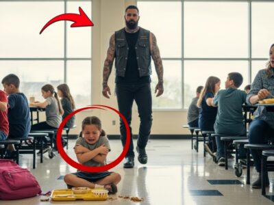 “He Saw His Daughter Eating on the Floor — And the Hells Angels’ Response Stunned the Entire Town.”