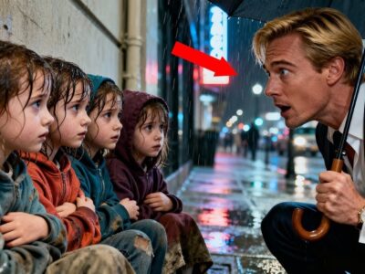 A Billionaire CEO Finds Four Poor Girls Crying And Takes Them Home — Years Later, His Heart Breaks.