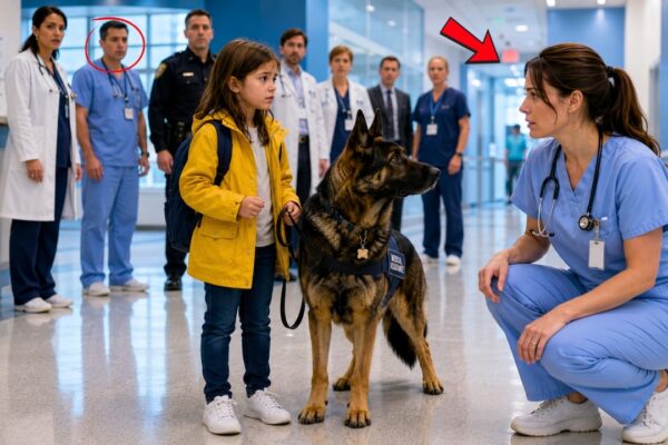 The 8-Year-Old Girl Walked Into the Hospital With Her K9 Until One Nurse Understood Why