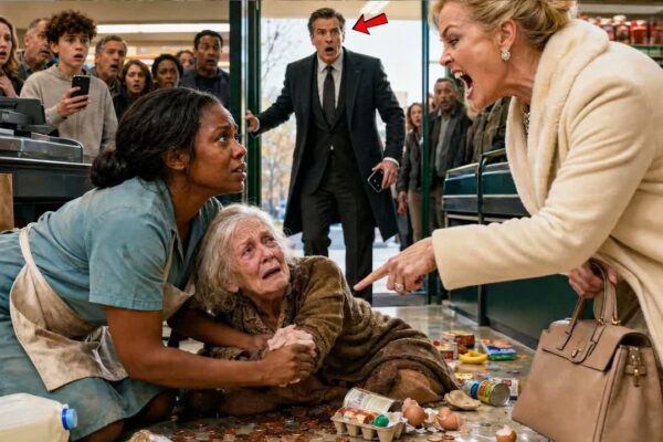 Kind Black Lady Helps An Old White Woman Being Insulted — Unaware She Is The Billionaire’s Mother 