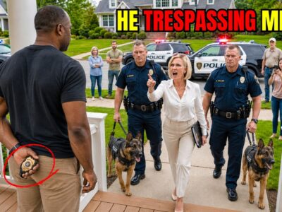 Karen Called 911 on New Black Neighbor for “Trespassing” —Went Pale When the Cops Called Him “Chief”