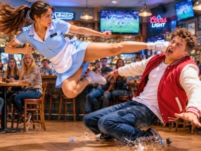 Bullies Slapped the Waitress in a Bar—She Dropped Him Instantly Like a Navy SEAL Strike 