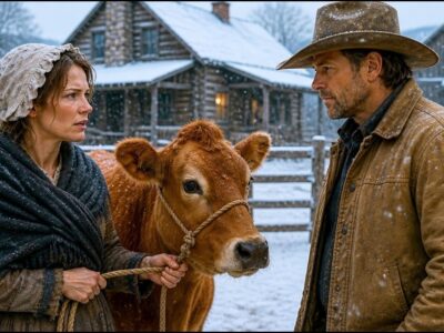 She Offered Her Last Cow for a Roof—But the Lonely Wyoming Rancher Gave Her the Cow, His Home…