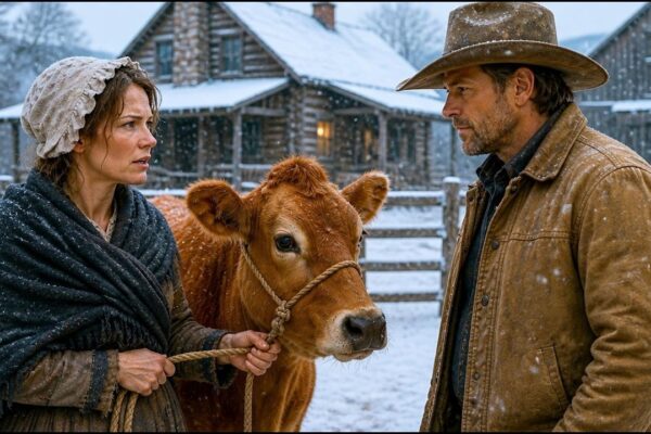She Offered Her Last Cow for a Roof—But the Lonely Wyoming Rancher Gave Her the Cow, His Home…
