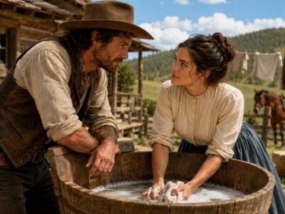“I Can’t—I’m a Widow,” She Said… The Rancher Smiled “Then Let Me Give You a Fresh Start.”